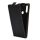 Carcasa in picioare, efect piele (FLIP, deschidere in jos, suport din silicon) NEGRU Oppo A31