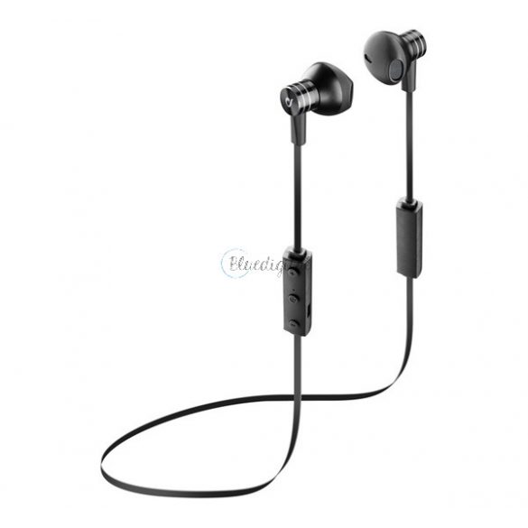 Căști bluetooth CELLULARLINE PEARL STEREO (v5.0, microfon, buton de înregistrare, control volum, SPORT) NEGRU