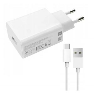 XIAOMI Încărcător AC priză USB (22.5W, încărcător rapid + cablu Type-C) ALB