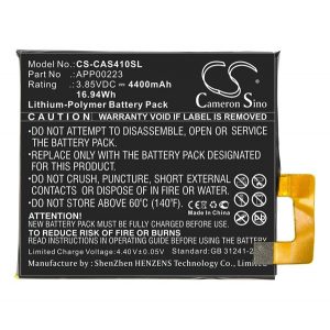 Baterie CAMERON SINO Li-Polymer (3,85V/4400mAh, compatibilă cu CATERPILLAR APP00223) BLACK CAT S41