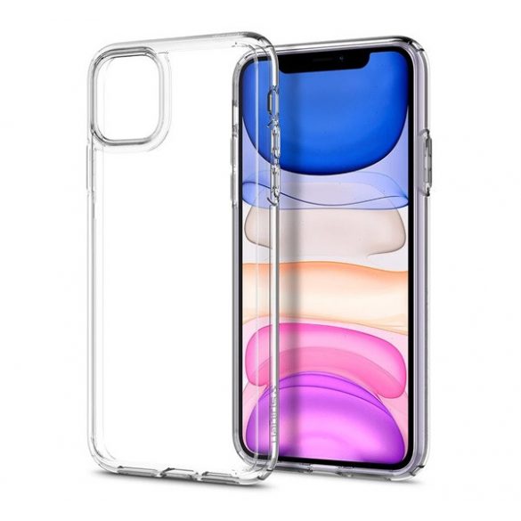 SPIGEN ULTRA HYBRID plastic protecțiede telefon (rezistent la impact mediu, cadru cu bule de silicon) pentru Apple iPhone 11