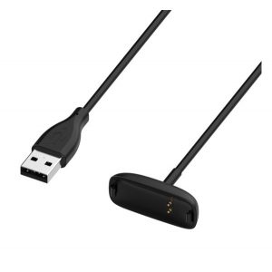 Cablu de încărcare USB (magnetic, 100 cm) NEGRU Fitbit Inspire 2, Fitbit Ace 3