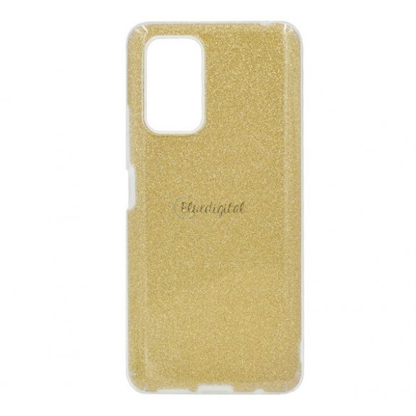 Protectie de telefon din silicon (interior din plastic, spate lucios) GOLD Xiaomi Redmi Note 10 Pro 4G