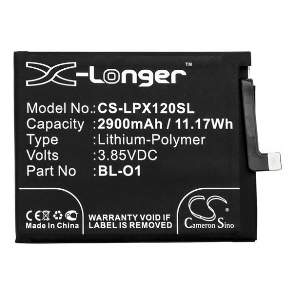 Baterie Li-Polymer CAMERON SINO (3.85V/2900mAh, compatibil LG BL-O1) NEGRU LG K20 2019 (LMX120)