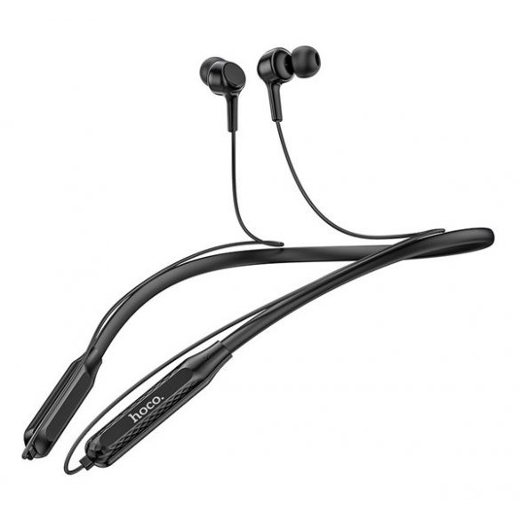 HOCO ES51 bluetooth earphone Stereo (v5.0, magnetic, clip-on, microfon, SPORT) NEGRU