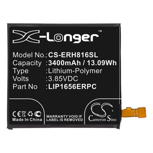 Baterie CAMERON SINO Li-Polymer (3,85V/3400mAh, compatibil Sony 1310-1690) NEGRU Sony Xperia XZ2 Premium (H8166)