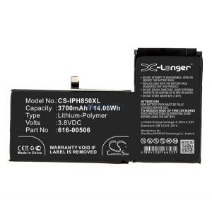 CAMERON SINO Baterie Li-Polimer (3.8V/3700mAh, compatibil Apple 616-00506) BLACK Apple iPhone XS Max 6.5