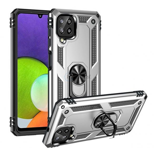 Protecție din plastic pentru telefon Defender (rezistență medie la impact, interior din silicon, inel suport telefon, placă metalică încorporată) EZÜST Samsung Galaxy A22 4G (SM-A225), Samsung Galaxy M22 (SM-M225F)