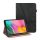 Husă în picioare, efect piele (FLIP activ, deschidere laterală, suport desktop, efect piele uzată, suport creion) NEGRU Samsung Galaxy Tab A 10.1 WIFI (2019) SM-T510, Samsung Galaxy Tab A 10.1 LTE (2019) SM-T515