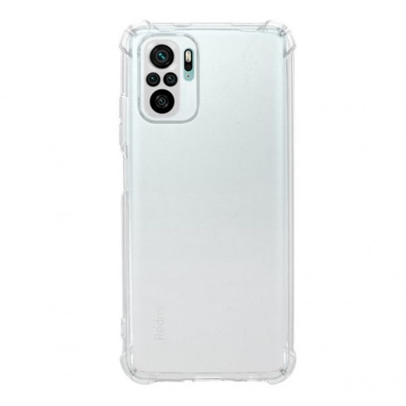 Protector de telefon din silicon (rezistenta medie la impact, colt cu perna de aer) TRANSPARENT Xiaomi Redmi Note 10 4G (Note 10s), Xiaomi Poco M5s