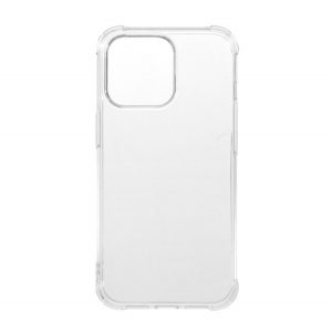 Protectie de telefon din silicon (rezistenta la impact mediu, colt cu perna de aer) TRANSPARENT Apple iPhone 13 Pro Max