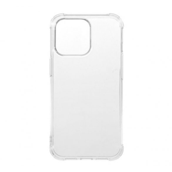 Protectie de telefon din silicon (rezistenta la impact mediu, colt cu perna de aer) TRANSPARENT Apple iPhone 13 Pro Max