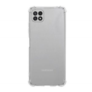 Protectie din silicon pentru telefon (rezistenta medie la impact, colt cu perna de aer) TRANSPARENT Samsung Galaxy A22 5G (SM-A226)