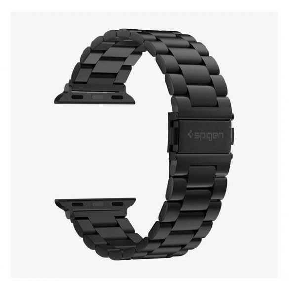 Curea de schimb SPIGEN MODERN FIT (dimensiune personalizată, mare, metal) NEGRU Apple Watch Series 1 42mm, Apple Watch Series 2 42mm, Apple Watch Series 3 42mm, Apple Watch Series 4 44mm