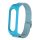 Curea de schimb (dimensiune personalizată, material textil) ALBASTRU DESCHIS Xiaomi MI Band 3, Xiaomi MI Band 4, Xiaomi Mi Band 5, Xiaomi Mi Band 6