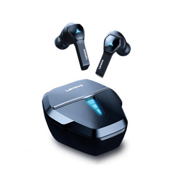 Căști bluetooth LENOVO HQ08 STEREO (v5.3, TWS, microfon, rezistență la cădere + carcasă de încărcare) NEGRU