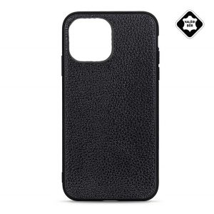 Protector de telefon din silicon (acoperire din piele naturala) NEGRU Apple iPhone 13 mini