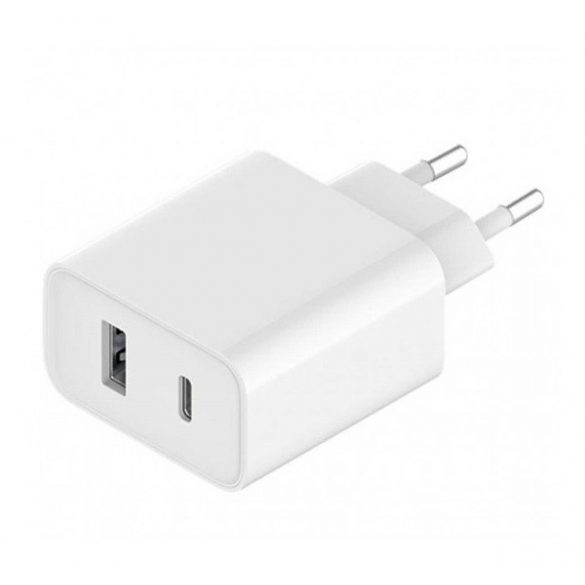 XIAOMI Încărcător AC USB+Type-C (33W, încărcător rapid PD 3.0) ALB