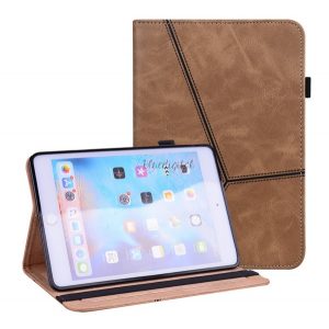 Husă în picioare, efect piele (FLIP activ, deschidere laterală, suport de birou, buzunar pentru card, efect piele uzată) MARO Apple IPAD mini 6 (2021)