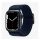 Curea de schimb SPIGEN LITE FIT (dimensiune personalizată, mare, textil) ALBASTRU ÎNCHIS Apple Watch Series 2 42mm, Apple Watch Series 3 42mm, Apple Watch Series 4 44mm, Apple Watch Series 5 44mm, Apple Watch Series 6 44mm, Apple Watch Series SE 44m