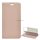 Carcasa in picioare, efect piele (FLIP, deschidere laterala, functie suport de masa) ROSE GOLD 2 Apple iPhone 13 Pro Max