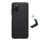 Protectie de telefon din plastic NILLKIN SUPER FROSTED (cauciucat, suprafata aspra + suport de masa) NEGRU Samsung Galaxy A03s (SM-A037F)