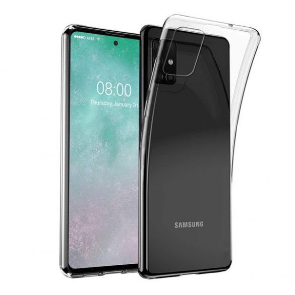 Protectie din silicon pentru telefon (ultra-subtire) TRANSPARENT Samsung Galaxy A03s (SM-A037F)