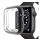 Cadru din silicon (rezistent la socuri) NEGRU Apple Watch Series 7 45mm