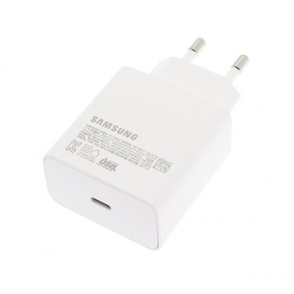 Încărcător SAMSUNG priză tip C (65W, încărcător rapid PD) ALB