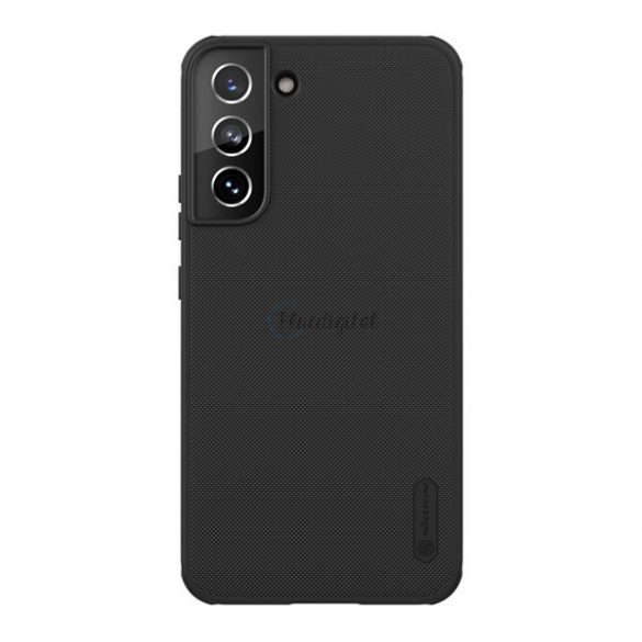 Protector de telefon din plastic NILLKIN SUPER FROSTED PRO (rezistență medie la impact, cauciucat, suprafață rugoasă) NEGRU Samsung Galaxy S22 Plus 5G (SM-S906)