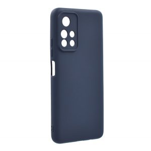 Husă silicon pentru telefon (mat) BUTTON albastru Xiaomi Redmi Note 11 5G, Xiaomi Redmi Note 11T 5G, Xiaomi Poco M4 Pro 5G