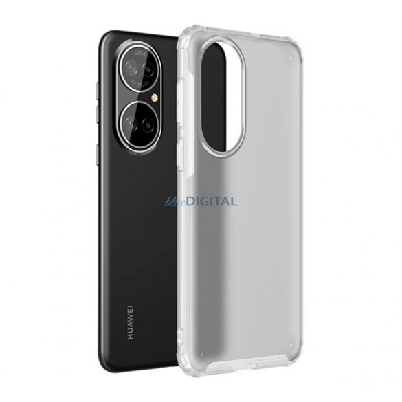 Protectie de telefon din silicon (rezistenta la impact mediu, colt cu perna de aer) TRANSPARENT Huawei P50