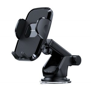 Suport auto JOYROOM (ventuză, bord, automat, reglabil, 360°, dimensiune 4.7-6.9") NEGRU