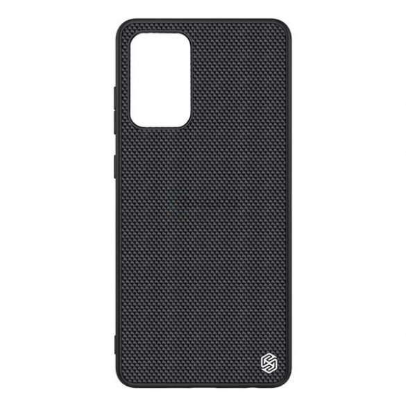 Protector de telefon din plastic NILLKIN TEXTURED (suprafață aspră, rezistență medie la impact, cadru din silicon, model 3D) NEGRU Samsung Galaxy A33 5G (SM-A336)