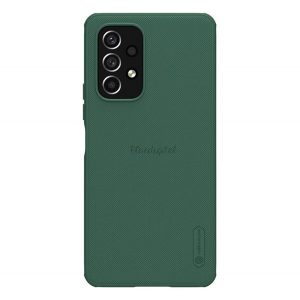 Protector de telefon din plastic NILLKIN SUPER FROSTED PRO (rezistență medie la impact, cauciucat, suprafață rugoasă) VERDE ÎNCHIS Samsung Galaxy A53 (SM-A536) 5G