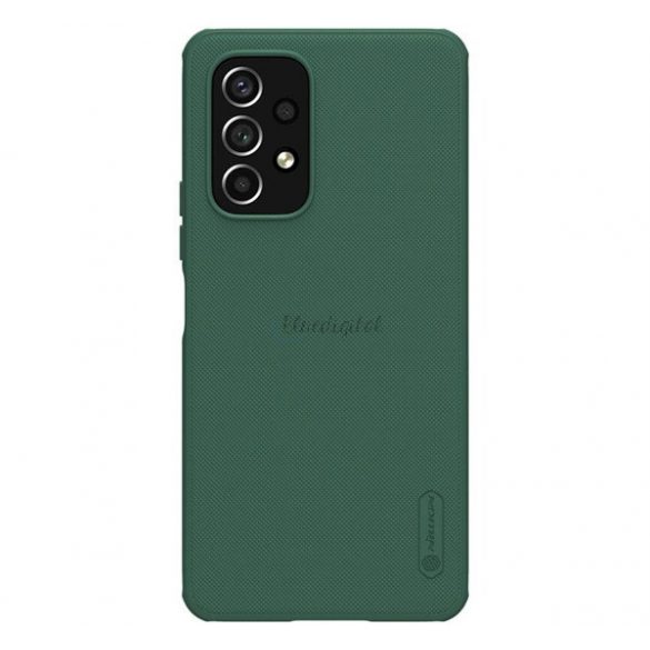 Protector de telefon din plastic NILLKIN SUPER FROSTED PRO (rezistență medie la impact, cauciucat, suprafață rugoasă) VERDE ÎNCHIS Samsung Galaxy A53 (SM-A536) 5G