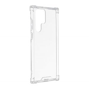 Protector de telefon din plastic ROAR JELLY ARMOR (cadru din silicon, rezistenta medie la impact, colt cu perna de aer) TRANSPARENT Samsung Galaxy S22 Ultra 5G (SM-S908)