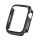 Cadru din plastic (BUMPER, rezistenta la impact, model carbon) NEGRU Apple Watch Series 7 45mm