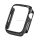 Cadru din plastic (BUMPER, rezistenta la impact, model carbon) NEGRU Apple Watch Series 7 41mm