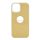 Protectie de telefon din silicon (interior din plastic, spate lucios, decupat logo) GOLD Apple iPhone 13 Pro