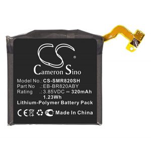 Baterie CAMERON SINO Li-Polymer (3,85 V/320 mAh, compatibil cu Samsung EB-BR820ABY) Samsung Galaxy Watch Active 2 40 mm (SM-R830N), Samsung Galaxy Watch Active 2 44 mm (SM-R820N)