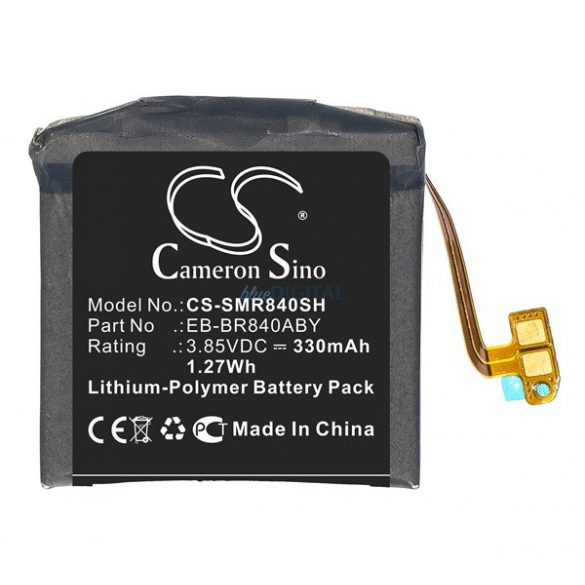 Baterie Li-Polimer CAMERON SINO (3.85V/330mAh, compatibil Samsung EB-BR840ABY) Samsung Galaxy Watch 3 eSIM 45mm (SM-R845F), Galaxy Watch 3 45mm (SM-R840)