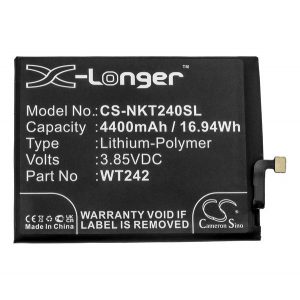 Baterie CAMERON SINO Li-Polymer (3,85V/4400mAh, compatibilă cu Nokia WT242) Nokia 2.4