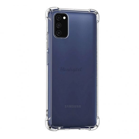 Protectie din silicon pentru telefon (rezistenta la impact mediu, colt cu perna de aer) TRANSPARENT Samsung Galaxy A03s (SM-A037F)