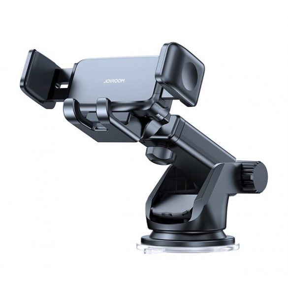 Suport auto JOYROOM (pentru bord, parbriz, ventuză, automat, 360°, reglabil, dimensiune 4,7-6,9") NEGRU