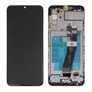 SAMSUNG Ecran LCD + panou tactil negru Samsung Galaxy A03s (SM-A037F)