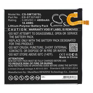 Baterie CAMERON SINO Li-Polymer (3.85V/4800mAh, compatibil cu Samsung EB-BT307ABY) Samsung Galaxy Tab A 8.4 (2020)