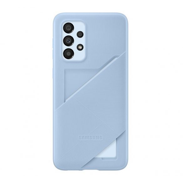 Protectie de telefon din silicon SAMSUNG (suport card bancar) ALBASTRU DESCHIS Samsung Galaxy A33 5G (SM-A336)