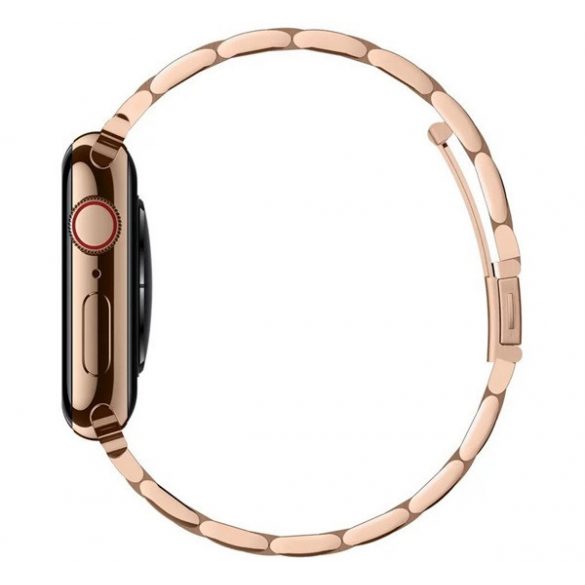 Curea de schimb SPIGEN MODERN FIT (dimensiune personalizată, mică, metală) ROSE GOLD Apple Watch Series SE 40mm, Watch Series SE 2 40mm, Watch Series 9 41mm