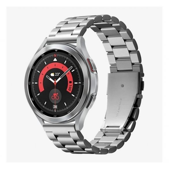 SPIGEN MODERN FIT Strap (universal, 22 mm metal, reglabil) pentru Huawei Watch GT 2e 46mm, Realme Watch S, Realme Watch S Pro, Realme Watch 2 Pro, Huawei Watch GT Runner 46mm, Samsung Galaxy